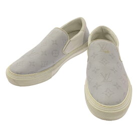 Louis Vuitton / ルイヴィトン | トロカデロライン モノグラム レザー スリッポン スニーカー | 7 1/2 | ライトグレー | メンズ