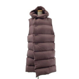 【美品】 Rick Owens / リックオウエンス | 2023AW | SLEEVELESS HOODED LINER COAT フーデッド ノースリーブ ダウンコート | 48 | AMETHYST / パープル | メンズ