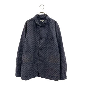 Engineered Garments / エンジニアドガーメンツ | Loiter Jacket Diamond Jacquard ダイヤモンドジャガード ロイタージャケット | M | ネイビー | メンズ