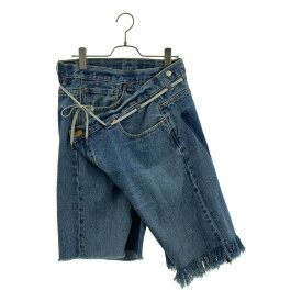 MAISON EUREKA / メゾンエウレカ | REWORK BIGGY SHORTS リメイク デニム バギー ショートパンツ | インディゴ | レディース