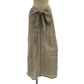 COSMIC WONDER / コズミックワンダー | オーガニックコットン ラップスカート | F | ベージュ | レディース