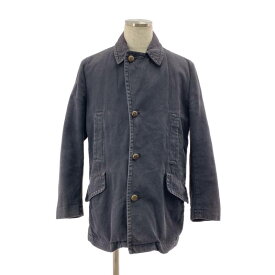 Martin Margiela / マルタンマルジェラ | 2000SS | ダック地 くるみボタン シングルコート / 総裏地 | 44 | チャコールブラック | メンズ