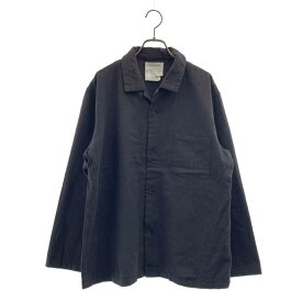 YAECA CONTEMPO / ヤエカコンテンポ | コットン ウール パジャマシャツ | M | チャコール | メンズ