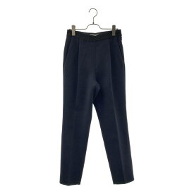 【美品】 DOMELLE / ドメル | ウール カシミヤ サイドジップ スラックス パンツ | 1 | ブラック | レディース