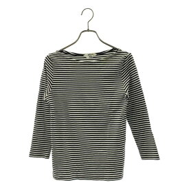 AURALEE / オーラリー | × IENA イエナ別注 ボーダー ロングスリーブ カットソー | 1 | ホワイト / ブラック | レディース