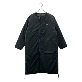 【美品】 TAION / タイオン | × BEAMS リバーシブル キルティング ノーカラー ダウンコート | S | ブラック | レディース