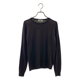 JOHN SMEDLEY / ジョンスメドレー | ウール プルオーバー ニット | M | ブラウン | レディース