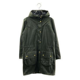 Barbour / バブアー | WAX DURHAM フーデッドオイルドジャケット | 34 | カーキ | レディース