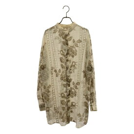 【美品】 AMERI / アメリ | MEDI CROSS STITCH LIKE SHIRT メディクロスステッチ シャツ | F | アイボリー | レディース