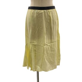 MARNI / マルニ | タックフレア スカート | 40 | イエロー系 | レディース