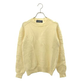 tricot COMME des GARCONS / トリココムデギャルソン | 2018AW | ウール 袖ジャガード クルーネックニット | ホワイト | レディース