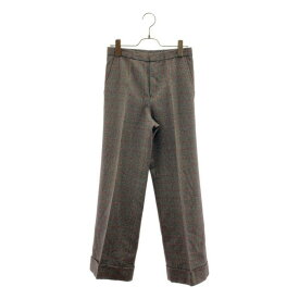 tricot COMME des GARCONS / トリココムデギャルソン | 2001AW | ウール グレンチェック スラックス パンツ | S | グレー | レディース