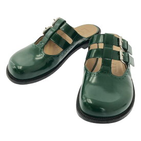 LOEWE / ロエベ | CAMPO MARY JANE MULE カンポ メリージェーン ミュール サンダル | 39 | グリーン | レディース