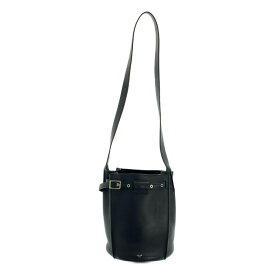 【美品】 CELINE / セリーヌ | レザー ビッグバッグ バケット ロングストラップ バッグ | ブラック | レディース