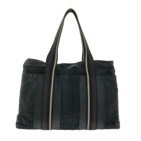 HERMES / エルメス | トロカ ホリゾンタルMM トートバッグ | ブラック/ブラウン | メンズ
