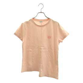 LOEWE / ロエベ | アナグラム アシンメトリー Tシャツ | S | ピンク | レディース