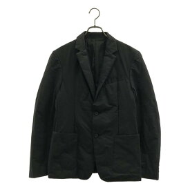 PRADA SPORT / プラダスポーツ | 中綿 ストライプ 2B シングルブレスト テーラードジャケット | 44 | ブラック系 | メンズ