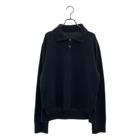 Dior homme / ディオールオム | ニットポロシャツ | M | ブラック | メンズ