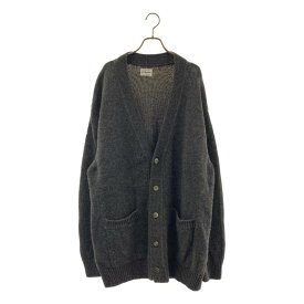 YONETOMI / ヨネトミ | NEW BASIC SOFT LAMB WOOL KNIT C カーディガン | 4 | チャコールグレー | メンズ