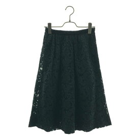 PRADA / プラダ | レース フレアスカート | 38 | ブラック | レディース