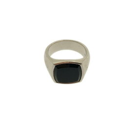 【美品】 TOM WOOD / トムウッド | Kay Ring Polished Onyx / ポリッシュ オニキス ケイリング | シルバー /ブラック | メンズ