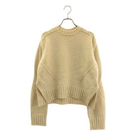 CELINE / セリーヌ | ヤク ウール クルーネック ニット | S | ベージュ | レディース