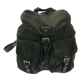 【美品】 PRADA / プラダ | B2811 / ナイロン ドローストリング バックパック リュック / ロゴ総裏地 | EBANO | レディース
