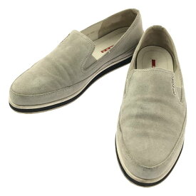 PRADA SPORT / プラダスポーツ | スエード スリッポンシューズ | 36.5 | ライトグレー | レディース