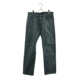 【美品】 Levi's / リーバイス | Premium / プレミアム / 501 ORIGINAL Candle Wax Pant / コーティング デニムパンツ | 32 | ブラック系 | メンズ