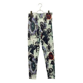 【美品】 COMME des GARCONS HOMME PLUS / コムデギャルソンオムプリュス | 2019AW | Jonathan Meese / ポリエステル 総柄 ストレッチ パンツ | S | マルチカラー | メンズ