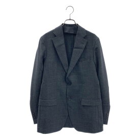 【美品】 TOMORROWLAND / トゥモローランド | SILK AIR LORO PIANA / ウールシルク シングルブレステッド 2Bジャケット | 48 | チャコールブラック系 | メンズ