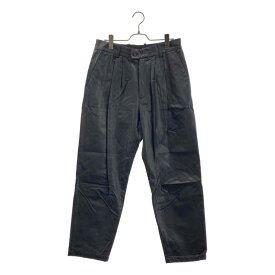 【美品】 stein / シュタイン | FAKE LEATHER TROUSERS パンツ | M | ブラック | メンズ