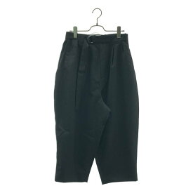 【美品】 Dulcamara / ドゥルカマラ | よそいき タック ワイドパンツ | 0 | ブラック | メンズ