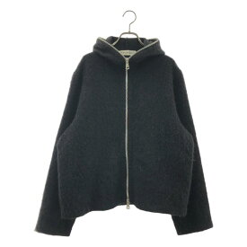 OUR LEGACY / アワーレガシー | FULL ZIP HOOD アルパカ混 フーディ パーカ | 44 | ブラック | メンズ