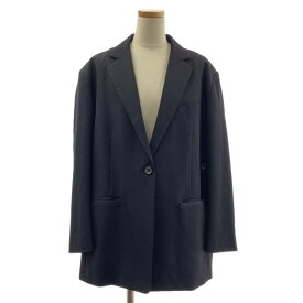 【美品】 rito structure / リトストラクチャー | バックスリット テーラードジャケット | 1 | ブラック | レディース