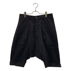 HENRIK VIBSKOV / ヘンリックヴィブスコフ | コットン サルエルショートパンツ | M | ブラック | メンズ