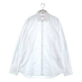 【美品】 PRADA / プラダ | コットン ロゴ 刺しゅう シャツ | 42 | ホワイト | メンズ