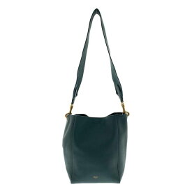 【美品】 CELINE / セリーヌ | サングル バケット ショルダーバッグ | グリーン | レディース