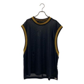 FENDI / フェンディ | ×VERSACE / ズッカ ノースリーブ カットソー | XL | ブラック | メンズ
