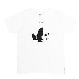 【SALE60%OFF】Tシャツ レディース メンズ Tshirt 白 モノトーン シンプル XS S M L お揃い 祝い ギフト プレゼント オールジェンダー ジェンダーレス ブランド KLON Tshirts MONOCHROME ANIMALS-PANDA