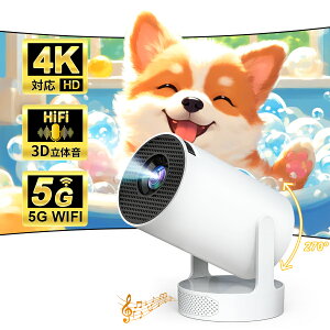 yHIFI 2Xs[J[z vWFN^[ ^ V䓊e 16000LMPx Netflix/YouTubb Google TV `␳ 1080P ƒp Bluetooth5.3 HDMIR[ht 270°] 4KΉ z[vWFN^[ Z