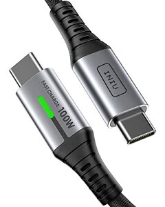 INIU USB Type C �P�[�u�� 100W 5A PD QC 4.0�Ή� 2m �}���[�d �����f�[�^�]�� ���ϋv�i�C�����҂� Type c to Type c USB�P�[�u�� �^�C�vC �[�d�P�[�u�� MacBook Air Pro iPad Pro Mini Xiaomi Samsung Galaxy OPPO Huawei Sony Xperi