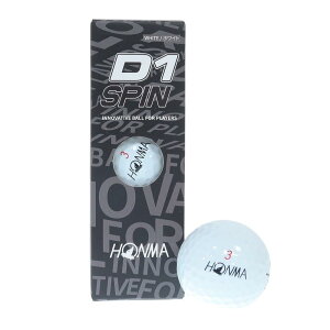 �{�ԃS���t �z���}(HONMA) 1�X���[�u(3����) �S���t ���F�� HONMA D1 SPIN �z���C�g