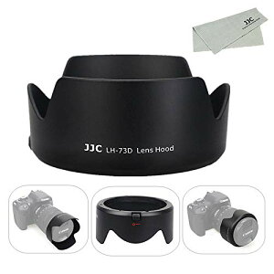 JJC �t�� �����Y�t�[�h Canon RF 24-105mm F4-7.1 IS STM & EF-S 18-135mm F3.5-5.6 IS USM �����Y �p Canon EOS R5 R6 RP R 90D 80D 77D �ɑΉ� EW-73D �݊�