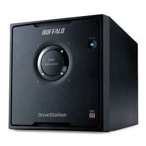 �o�b�t�@���[ BUFFALO RAID 5 USB3.0 �O�t�n�[�h�f�B�X�N 4�h���C�u 16TB HD-QL16TU3/R5J