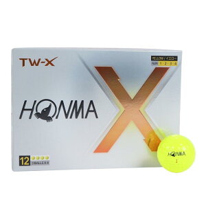 �z���} �S���t �{�[�� TW-X TW-S 2024�N���f�� 1�_�[�X 12������ �z���C�g �C�G���[ 3�s�[�X �c�A�[�n �X�s�� �򋗗� �f�B�X�^���X �\�t�g �S���t�{�[�� TOUR WORLD BT2402 �{�� HONMA_TW-X_�C�G���[(1�_�[