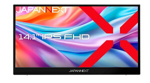 JAPANNEXT 14.1�C���` ���o�C�����j�^�[ IPS �p�l�� �t��HD 1920x1080�𑜓x (USB/Type C/MAC PC�Ή�/�X�s�[�J�[���� / sRGB100% / �����) JN-MD-IPS141FHDR