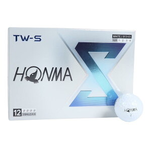 �z���} �S���t �{�[�� TW-X TW-S 2024�N���f�� 1�_�[�X 12������ �z���C�g �C�G���[ 3�s�[�X �c�A�[�n �X�s�� �򋗗� �f�B�X�^���X �\�t�g �S���t�{�[�� TOUR WORLD BT2402 �{�� HONMA_TW-S_�z���C�g(1�_�[