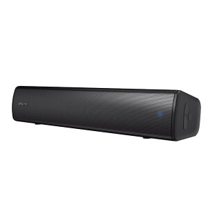 �N���G�C�e�B�u�E���f�B�A Creative Stage Air V2 ��41cm AUX/BT/USB �I�[�f�B�I �ő�20W �d�ቹ�p�b�V�u ���W�G�[�^�[ ��6���ԘA���Đ��o�b�e���[���� PC/Mac/�X�}�z�Ή� �T�E���h�o�[ SP-STGEAV2-BK