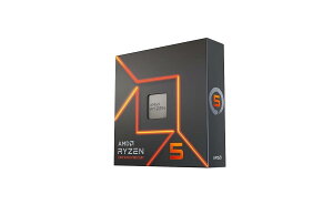AMD Ryzen 5 7600X Box cooler�Ȃ� 6�R�A12�X���b�h / 4.7GHz(Boost5.3GHz) 105W 100-100000593WOF